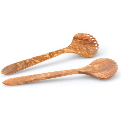 Continenta Ensemble de Couverts à Salade en Bois d'Olive - Résistant & Naturel - Publicité Continenta Ensemble de Couverts à Salade en Bois d'Olive - Résistant & Naturel - Publicité