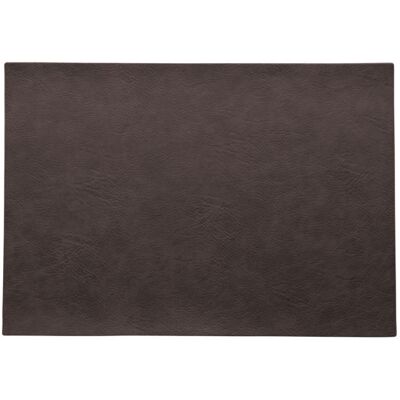 Set de table asa selection café noir en cuir végétal 46x33cm - Publicité Set de table asa selection café noir en cuir végétal 46x33cm - Publicité