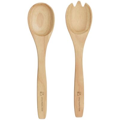 Couverts à salade asa selection en bois clair 30cm - Publicité Couverts à salade asa selection en bois clair 30cm - Publicité