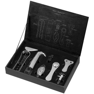 Coffret cadeau sommelier l'atelier du vin oeno collection 2 - 7 pièces - Publicité Coffret cadeau sommelier l'atelier du vin oeno collection 2 - 7 pièces - Publicité