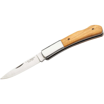Couteau pliant herbertz 587 manche en bois 10cm avec mitre acier Olivier - Publicité Couteau pliant herbertz 587 manche en bois 10cm avec mitre acier Olivier - Publicité