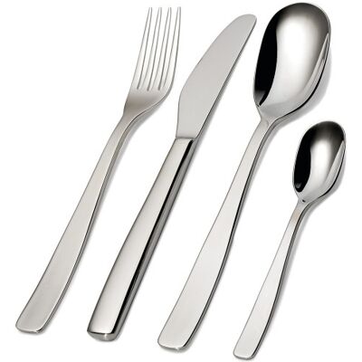 Ménagère 24 couverts alessi knifeforkspoon acier inox 18/10 design par jasper morrison - Publicité Ménagère 24 couverts alessi knifeforkspoon acier inox 18/10 design par jasper morrison - Publicité
