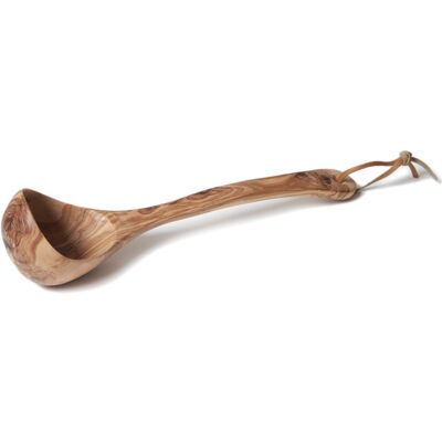 Berard Louche bérard 14cl faite main en olivier qualité artisanale avec lanière 36cm - Publicité Berard Louche bérard 14cl faite main en olivier qualité artisanale avec lanière 36cm - Publicité