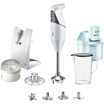 Coffret bamix superbox blanc - bamix m200 swissline + slicesy et accessoires - Publicité Coffret bamix superbox blanc - bamix m200 swissline + slicesy et accessoires - Publicité
