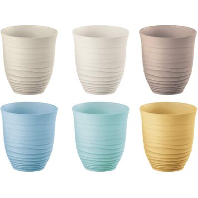 Guzzini Tierra Ensemble de 6 Mugs Écologiques et Colorés Lavables en Lave-Vaisselle - Publicité Guzzini Tierra Ensemble de 6 Mugs Écologiques et Colorés Lavables en Lave-Vaisselle - Publicité