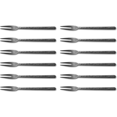 Set de 12 fourchettes à dessert culter kodai 13,8cm Vintage Grey - Publicité Set de 12 fourchettes à dessert culter kodai 13,8cm Vintage Grey - Publicité