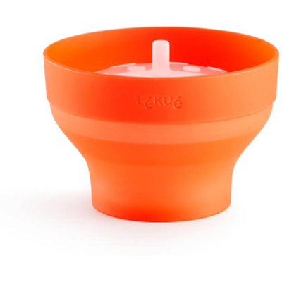 Lekue Mini bol à popcorns lékué pour micro ondes en silicone diamètre 12,7cm - Publicité Lekue Mini bol à popcorns lékué pour micro ondes en silicone diamètre 12,7cm - Publicité