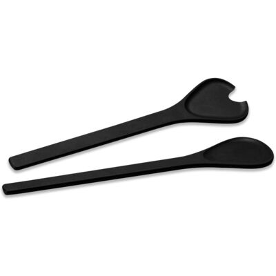 Couverts à salade continenta duracore 5365 manche en fibres de bois noir 31,5cm - Publicité Couverts à salade continenta duracore 5365 manche en fibres de bois noir 31,5cm - Publicité