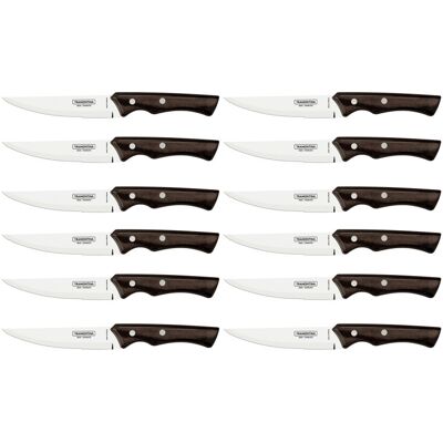 Set de 12 couteaux à steak tramontina jumbo lame crantée - Publicité Set de 12 couteaux à steak tramontina jumbo lame crantée - Publicité