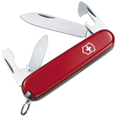 Couteau suisse victorinox recruit rouge 84mm 10 fonctions - Publicité Couteau suisse victorinox recruit rouge 84mm 10 fonctions - Publicité