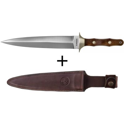 Boker Couteau böker arbolito colmillo guayacan 02ba918g lame en acier 25cm manche en bois de guayacan + étui en cuir - Publicité Boker Couteau böker arbolito colmillo guayacan 02ba918g lame en acier 25cm manche en bois de guayacan + étui en cuir - Publicité