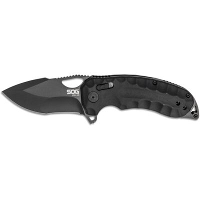 Couteau pliant SOG Kiku XR Blackout - Publicité Couteau pliant SOG Kiku XR Blackout - Publicité