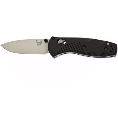 Couteau Benchmade Mini Barrage Drop-Point Gris - Publicité Couteau Benchmade Mini Barrage Drop-Point Gris - Publicité