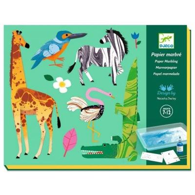 Djeco Modèle : Kit de Marbrure à l'Eau - Kit Créatif - Publicité Djeco Modèle : Kit de Marbrure à l'Eau - Kit Créatif - Publicité
