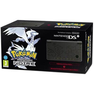 Console DSI noire + Pokémon version noire - Publicité Console DSI noire + Pokémon version noire - Publicité