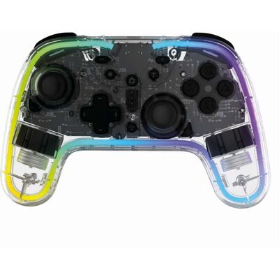 Manette sans-fil Just For Games - Snakebyte Game Pad S RGB - Publicité Manette sans-fil Just For Games - Snakebyte Game Pad S RGB - Publicité