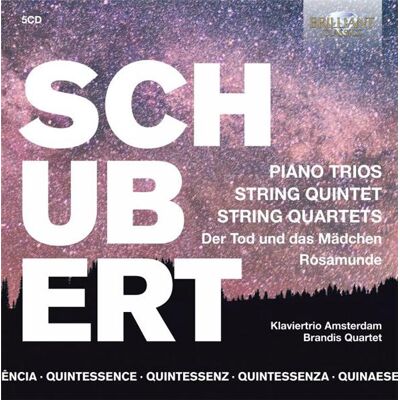 Schubert : trios pour piano - quatuors et quintette à cordes - Publicité Schubert : trios pour piano - quatuors et quintette à cordes - Publicité