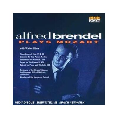 Alfred Brendel Joue Mozart : Concertos N19 & 20 - Concerto Pour 2 Pianos... - CD - Publicité Alfred Brendel Joue Mozart : Concertos N19 & 20 - Concerto Pour 2 Pianos... - CD - Publicité