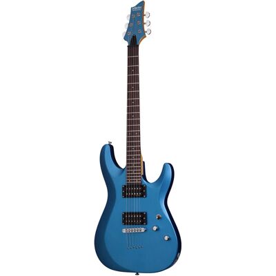 Schecter C-6 Deluxe - Guitare électrique - Satin metallic light blue - Publicité Schecter C-6 Deluxe - Guitare électrique - Satin metallic light blue - Publicité