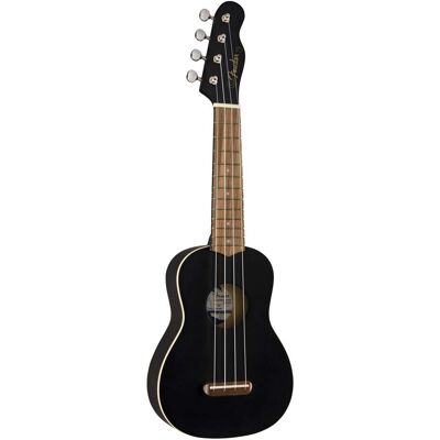 Fender - Venice soprano WN noir - Publicité Fender - Venice soprano WN noir - Publicité