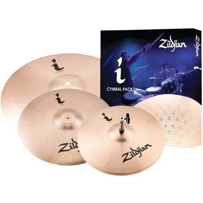 Zildjian I Essentials Plus Pack - Ensemble de cymbales - 12"/14"/18" - Publicité Zildjian I Essentials Plus Pack - Ensemble de cymbales - 12"/14"/18" - Publicité