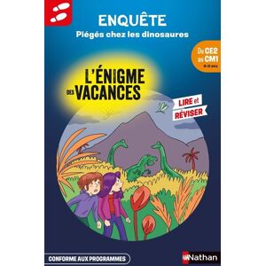 L'énigme des vacances : Enquête : Piégés chez les dinosaures - Du CE2 au CM1 - Publicité L'énigme des vacances : Enquête : Piégés chez les dinosaures - Du CE2 au CM1 - Publicité