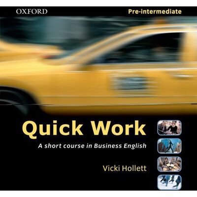 QUICK WORK PRE-INTERMEDIATE: AUDIO CDS (1) - Publicité QUICK WORK PRE-INTERMEDIATE: AUDIO CDS (1) - Publicité
