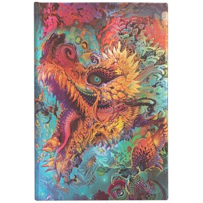 Paperblanks Carnet a couverture rigide dragon bourdonnant - mini - ligne - 176 p. Publicité Paperblanks Carnet a couverture rigide dragon bourdonnant - mini - ligne - 176 p. Publicité