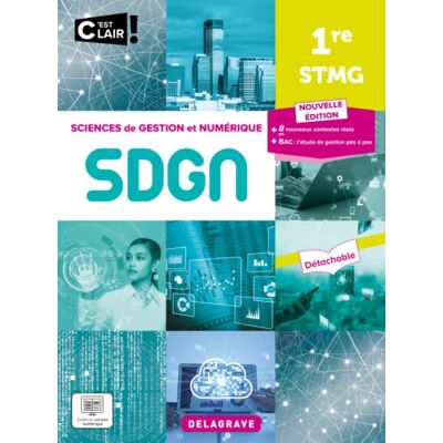 C'est clair ! Sciences de gestion et numérique 1re STMG (2023) - Pochette élève - Publicité C'est clair ! Sciences de gestion et numérique 1re STMG (2023) - Pochette élève - Publicité