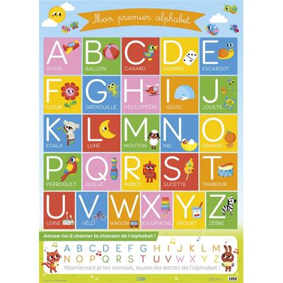 - PAS DE MARQUE - POSTER MON PMER ALPHABET MIN5 - Publicité - PAS DE MARQUE - POSTER MON PMER ALPHABET MIN5 - Publicité