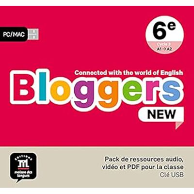Bloggers new 6e - pack de ressource audio, video et pdf pour la classe - Publicité Bloggers new 6e - pack de ressource audio, video et pdf pour la classe - Publicité