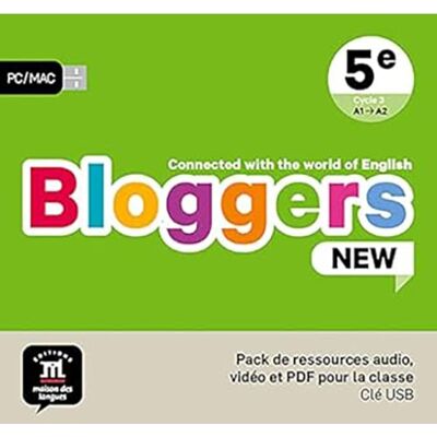 Bloggers new 5e - pack de ressource audio, video et pdf pour la classe - Publicité Bloggers new 5e - pack de ressource audio, video et pdf pour la classe - Publicité