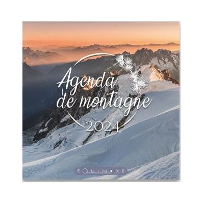 Agenda montagne 2024 grand format aiguille du midi - Publicité Agenda montagne 2024 grand format aiguille du midi - Publicité