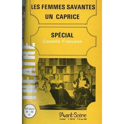 Revue L'Avant-scène théâtre : les femmes savantes - Publicité Revue L'Avant-scène théâtre : les femmes savantes - Publicité