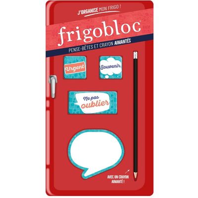 - PAS DE MARQUE - Frigobloc Pense-bêtes et crayon aimanté - Publicité - PAS DE MARQUE - Frigobloc Pense-bêtes et crayon aimanté - Publicité