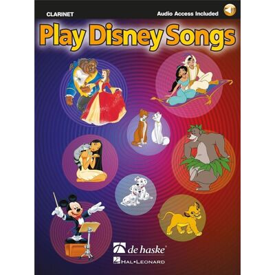Jaap kastelein - play disney songs - clarinette - recueil + enregistrement(s) en ligne - Publicité Jaap kastelein - play disney songs - clarinette - recueil + enregistrement(s) en ligne - Publicité