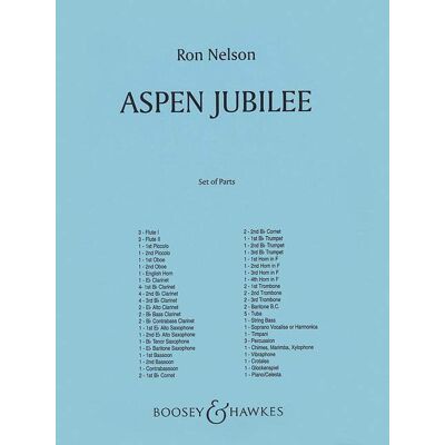 Aspen jubilee -partition+parties separees - Publicité Aspen jubilee -partition+parties separees - Publicité