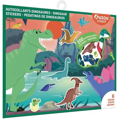 200 autocollants dinosaures - Publicité 200 autocollants dinosaures - Publicité