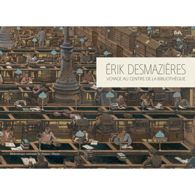 ART Erik Desmazières - voyage au centre de la bibliothèque - Publicité ART Erik Desmazières - voyage au centre de la bibliothèque - Publicité