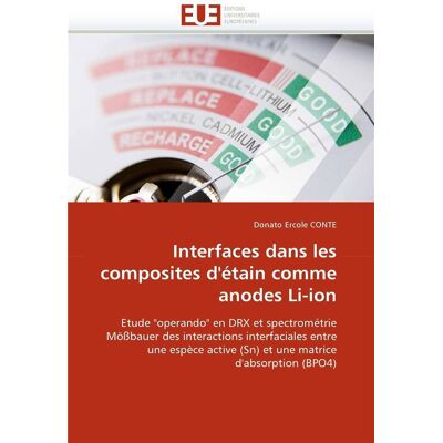 Interfaces dans les composites d'etain comme anodes li-ion - Publicité Interfaces dans les composites d'etain comme anodes li-ion - Publicité