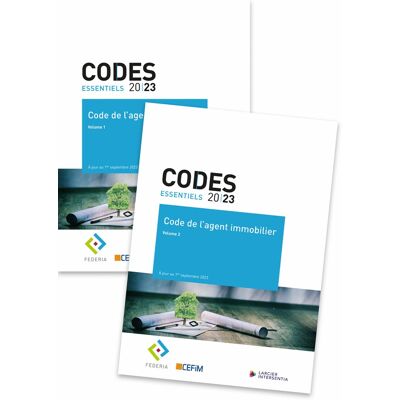 Codes essentiels : Code de l'agent immobilier : À jour au 1er septembre 2023 - Publicité Codes essentiels : Code de l'agent immobilier : À jour au 1er septembre 2023 - Publicité