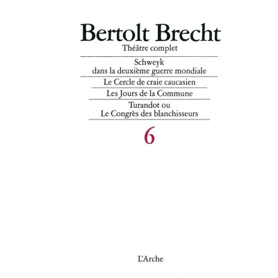 Théâtre complet T6 Brecht - Publicité Théâtre complet T6 Brecht - Publicité