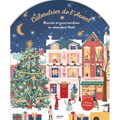 Calendrier de l'avent : Biscuits et gourmandises en attendant Noël : 24 livres de recettes - Publicité Calendrier de l'avent : Biscuits et gourmandises en attendant Noël : 24 livres de recettes - Publicité