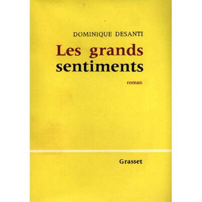 Les grands sentiments - Publicité Les grands sentiments - Publicité