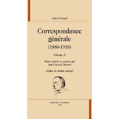 Correspondance générale (1880-1910) t.2 - Publicité Correspondance générale (1880-1910) t.2 - Publicité