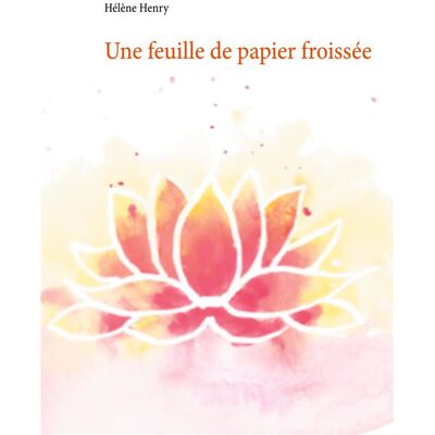 Une feuille de papier froissée - Publicité Une feuille de papier froissée - Publicité