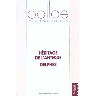 HERITAGE DE L' ANTIQUE DANS L' ART EUROPEEN / DELPHES / VARIA - Publicité HERITAGE DE L' ANTIQUE DANS L' ART EUROPEEN / DELPHES / VARIA - Publicité