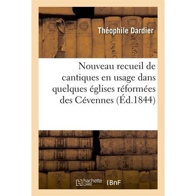 ART Nouveau recueil de cantiques en usage dans quelques églises réformées des Cévennes - Publicité ART Nouveau recueil de cantiques en usage dans quelques églises réformées des Cévennes - Publicité