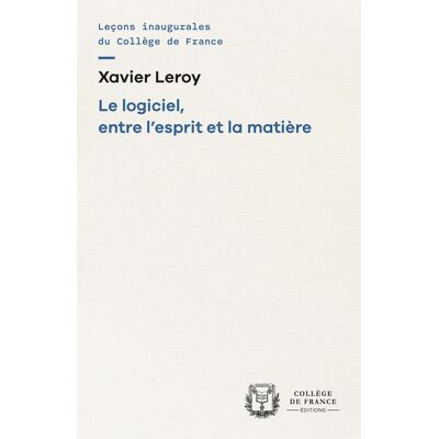 Le Logiciel, entre l'esprit et la matière - Publicité Le Logiciel, entre l'esprit et la matière - Publicité