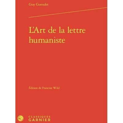 L'Art de la lettre humaniste - Publicité L'Art de la lettre humaniste - Publicité